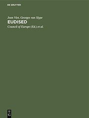 Front cover of EUDISED multilingual thesaurus for information processing in the field of education by Jean Viet