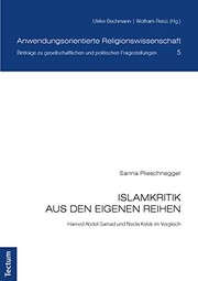 Front cover of Islamkritik aus den eigenen Reihen by Sanna Plieschnegger