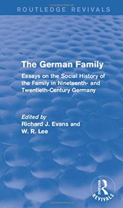 Cover of German Family by Sir Richard J. Evans FBA FRSL FRHistS