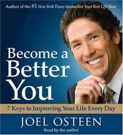 Front cover of Become a Better You by Joel Osteen