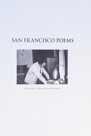 Cover of San Francisco Poems [2nd Edition] by A. D. Winans
