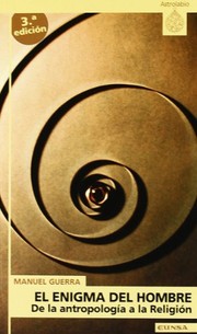 Front cover of El enigma del hombre by Manuel Guerra Gómez