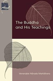 Front cover of Buddha and His Teachings by Venerable Narada Mahathera