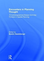 Cover of Encounters in Planning Thought by Beatrix Haselsberger