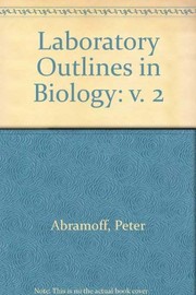 Front cover of Laboratory Outlines in Biology, II by Peter Abramoff
