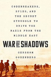 Front cover of War of Shadows by Gershom Gorenberg