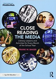 Cover of Close Reading the Media by Frank Baker