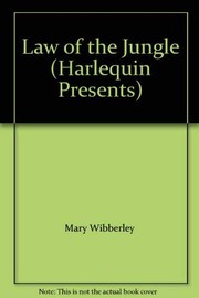 Front cover of Law Of The Jungle by Mary Wibberley