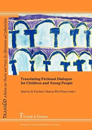 Front cover of Translating fictional dialogue for children and young people by Martin B. Fischer