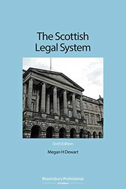 Front cover of Scottish Legal System by Megan Dewart