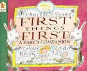 Cover of First Things First by Charlotte Voake