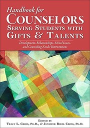 Cover of Handbook for counselors serving students with gifts & talents by Tracy L. Cross