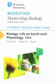 Front cover of Modified MasteringBiology with Pearson EText -- Standalone Access Card -- for Biology by Gerald Audesirk