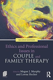 Front cover of Ethics and Professional Issues in Couple and Family Therapy by Megan J. Murphy