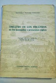 Cover of Theatro de los theatros de los passados y presentes siglos by Francisco Antonio Bances Candamo