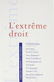 Front cover of Malaise dans la civilisation, l'extrême droit by Collectif
