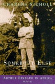 Cover of Somebody else by Charles Nicholl
