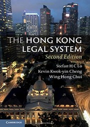 Front cover of Hong Kong Legal System by Stefan H. C. Lo