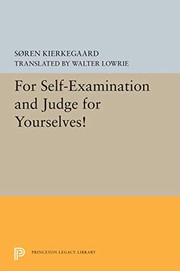 Cover of For self-examination by Søren Kierkegaard