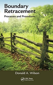 Cover of Boundary Retracement by Wilson, Donald A.