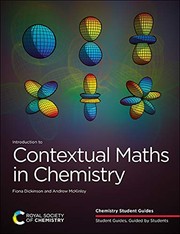 Front cover of Contextual Maths in Chemistry by Andrew McKinley