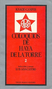 Cover of Coloquios de Haya de la Torre by Ignacio Campos