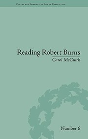Cover of Reading Robert Burns by Carol McGuirk