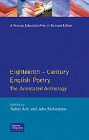 Front cover of Eighteenth-Century English Poetry by Nalini Jain