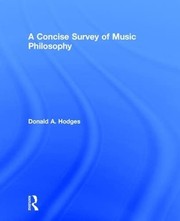 Front cover of A concise survey of music philosophy by Donald A. Hodges