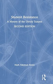 Cover of Student Resistance by Mark Edelman Boren