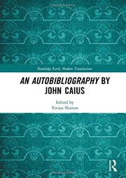 Front cover of Auto-Bibliography by John Caius by Vivian Nutton