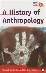 Cover of A history of anthropology by Thomas Hylland Eriksen