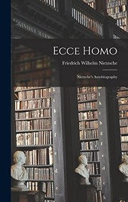 Front cover of Ecce Homo by Friedrich Nietzsche