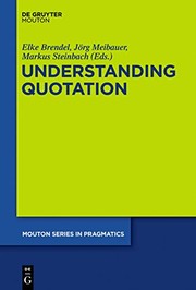 Cover of Understanding quotation by Elke Brendel