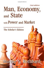 Cover of Man, economy, and state by Murray N. Rothbard