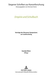 Front cover of Empirie und Schulbuch by Swantje Ehlers