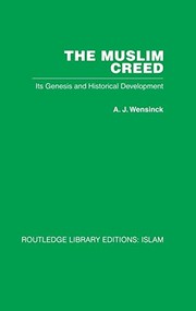 Cover of The Muslim Creed by A. J. Wensinck