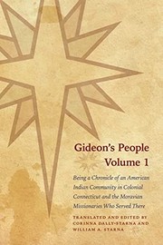 Cover of Gideon's people by William A. Starna
