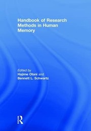 Front cover of Handbook of Research Methods in Human Memory by Hajime Otani