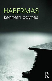 Cover of Habermas by Kenneth Baynes