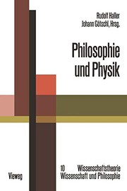 Front cover of Philosophie und Physik by Haller, Rudolf
