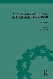 Front cover of History of Suicide in England, 1650-1850 by Mark Robson