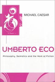Cover of Umberto Eco by Michael Caesar
