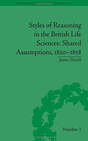Cover of Styles of Reasoning in the British Life Sciences by James Elwick