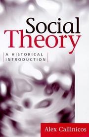 Cover of Social Theory by Alex Callinicos
