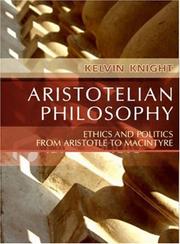 Front cover of Aristotelian Philosophy by Kelvin Knight