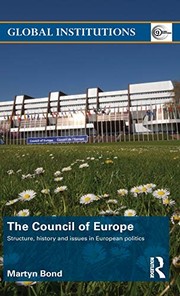 Front cover of The Council of Europe by Martyn Bond