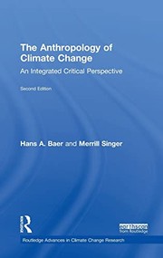 Cover of Anthropology of Climate Change by Hans A. Baer