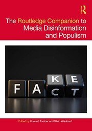 Front cover of Routledge Companion to Media Disinformation and Populism by Howard Tumber