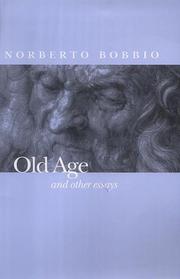 Cover of Old Age and Other Essays by Norberto Bobbio